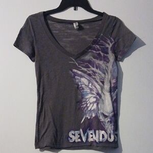 Sevendust Concert Womens  Tshirt